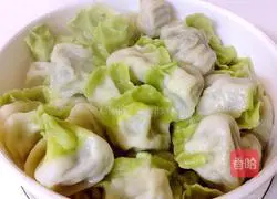 Illustration of how to make jade cabbage dumplings 12