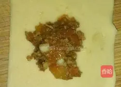 Illustration of how to wrap wontons 1