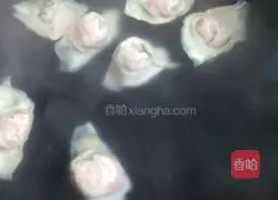 Illustration of how to make shredded chicken wontons 9