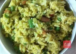 Illustration of how to make egg fried rice 3