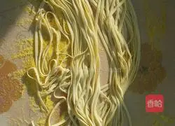 Illustration of home-style fried noodles 1