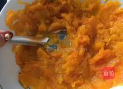 Illustration of how to make pumpkin glutinous rice balls 2 