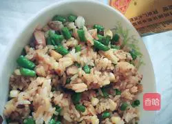 Illustration of how to make assorted fried rice 4