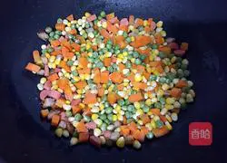 Illustration of how to make colorful fried rice 4