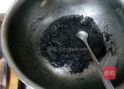 Illustration of how to make black sesame glutinous rice balls 7