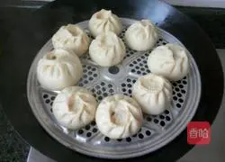 Illustration of how to make steamed buns 10