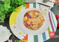 Egg Fried Rice Recipe Illustration 8