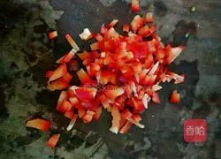 Illustration of how to make colorful pepper fried rice 6