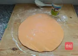 Illustration of how to make pumpkin steamed buns 7