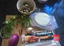 Illustration of how to make clam noodles made of dumpling skins 1