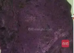 Illustration of how to make purple sweet potato dumplings 2