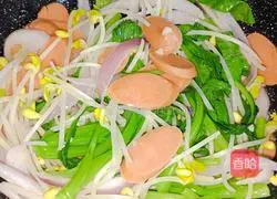 Illustration of how to make fish-flavored fried rice noodles 10