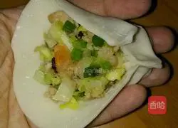 Illustration of how to make steamed dumplings with cabbage 12