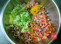 Illustration of how to make barbecue pancakes 2