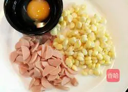 Assorted Illustration of how to make fried rice 1