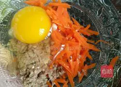 Carrot Beef and Egg Pancakes (Baby Complementary Food) Recipe Illustration 4