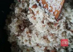 Illustration of how to make raw fried glutinous rice 3