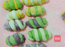 Illustration of how to make colorful steamed buns 4