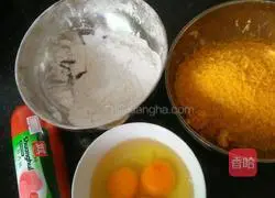 Golden ham cake recipe 1