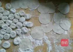 Illustration of how to make mushroom and chicken dumplings 9