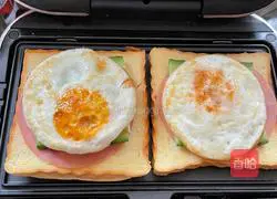 Hot Pressed Egg Sandwich Recipe Illustration 4