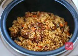 Illustration of how to make braised pork ribs with rice 13