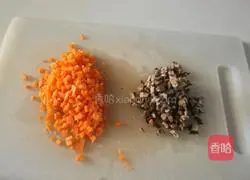 Illustration of how to make curry vegetarian fried rice 2