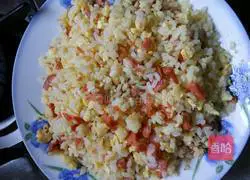 Golden Egg Fried Rice Recipe Illustration 13