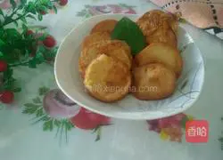 Illustration of how to make egg steamed bun slices 6