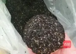 Illustration of how to make black sesame pancakes 16