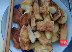 Egg and steamed bun slices Practice illustration 3