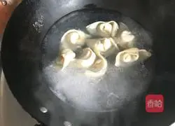 Illustration of how to make vegetable and meat wontons 10