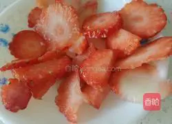 Illustration of how to make glutinous rice balls with fresh fruits 3