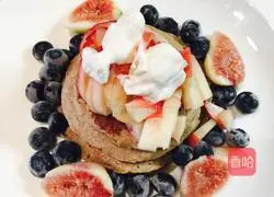 Illustration of how to make banana oatmeal pancakes 8 