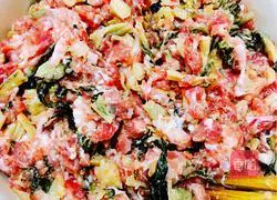 Illustration of how to make steamed meatloaf with pickled vegetables 8