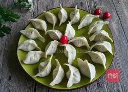 Green pepper Illustration of how to make meat dumplings 7