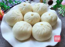 Illustration of how to make vegetarian buns with radish filling 15