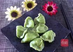 Illustration of how to make jade dumplings 5