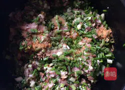 Illustration of how to make mushroom and pork dumplings 5