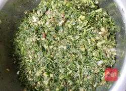 Illustration of how to make fennel seedling buns 5