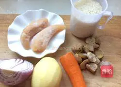 Illustration of how to cook rice in a rice cooker 1