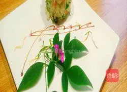 Illustration of how to make lean meat fried rice with shepherd's purse, spring bamboo shoots 6