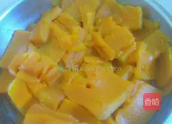 Illustration of how to make crispy pumpkin cake 1