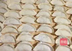 Illustration of how to make pork, zucchini and chive dumplings 7