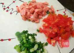 Illustration of how to make cherry tomato pancakes 4