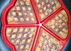 Baby Complementary Food ♤ Pan Banana Waffles (Waffle Lattice Pancake) Recipe Illustration 8