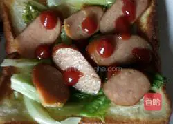 Illustration of how to make crispy sandwiches 7