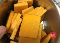 Illustration of how to make original pumpkin glutinous rice cakes 1