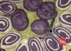 Illustration of how to make purple sweet potato buns 8