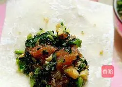 Yuanbao Wonton ~ Vegetable, Meat and Shrimp Stuffing Recipe Illustration 3